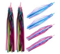 ANDRESLAD Cintas Decorativas para Manillar de Bicicleta Infantiles Borlas de Colores 32 Unidades por Set Accesorios para Patinetes Bicicletas de Equilibrio y Triciclos Ideales para