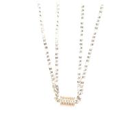 ANDRESLAD Collar de Acero Inoxidable Colgante Magnético de Tornillo Creativo Conjunto Corto para Día de San Valentín Accesorio Unisex para Clavícula Joyería a Juego