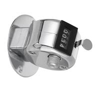 ANDRESLAD Contador Manual Mecánico Metálico con Base para Recuento Preciso sin Batería para Inventarios Eventos y Control de Flujo de Personas