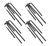 ANDRESLAD Correas de Seguridad Ajustables para Tronas Infantiles 5 Puntos Juego de 4 Piezas Negras Arneses de Repuesto para Cochecitos y Sillas de Paseo Protección Segura para Bebés y