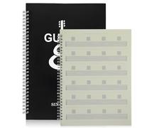 ANDRESLAD Cuaderno de Partituras para Guitarristas A4 Papel Resistente y Hojas para Acordes, Libro de Música Portátil Adecuado para Clases y Prácticas Musicales