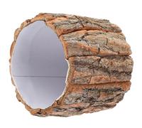 ANDRESLAD Cubeta para Flores de Corte Redonda Grande Portátil y Ecológica con Diseño Simple de Corteza Natural para Arreglos Navideños y Decoración Floral Interiores