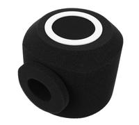 ANDRESLAD Cubierta de Espuma para Micrófono C1 Filtro Antiviento y Reducción de Ruido, Paravientos Protector Negro Marco Blanco, Accesorio para Grabación y Transmisión en Exteriores