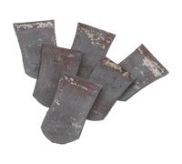 ANDRESLAD Cuñas de Repuesto para Azada de Jardín, 6 Piezas de Hierro de 7,3 Mm, Accesorio para Herramienta Manual de Cultivo del Suelo, Fijación Resistente para Mango de Herramienta