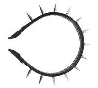 ANDRESLAD Diadema Cabello Pinchos Gótica Negra, 1 Unidad, Tamaño Único, Diseño Punk, Para Mujer, Adecuado Para Fiestas y Cosplay, Accesorio De Moda Resistente y Estable