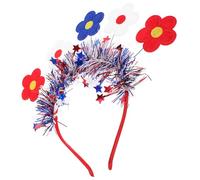 ANDRESLAD diadema de flores hallowen haloween rave accesoriosdecorativos banda para el cabello pañuelo aros de cabello diademas de estrellas del día de la independencia el plastico
