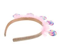 ANDRESLAD Diadema para Niña Diseño de Piruleta Rosa, Accesorios Cabello de Fiesta Infantil, Talla Única, Diadema de Dibujos Animados para Cumpleaños y Uso Diario