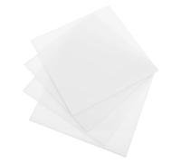 ANDRESLAD Difusor de Luz LED para Techo Acrílico Color Claro 150×150 Mm (3 Mm Grosor) 4 Unidades, Panel Difusor para Iluminación de Habitación y Sala, Cubierta Difusora para Luces LED