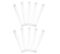 ANDRESLAD Estuche Rígido Protector para Termómetro 15X150Mm Transparente 10 Unidades Tubo Portátil Resistente al Polvo y Agua para Uso Doméstico Hospitalario y Viajes