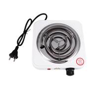 ANDRESLAD Estufa Eléctrica Pequeña Ajustable con Quemador de Bobina para Cocinar y Calentar Agua Protección contra Sobrecalentamiento para Cocina Portátil y Viajes