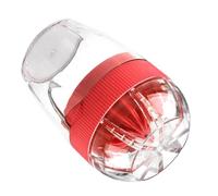 ANDRESLAD Exprimidor Manual de Limón y Cítricos Plástico Rojo, Utensilio de Cocina Compacto para Limas y Frutas, Aparato Portátil para Jugos Frescos en Hogar y Gastronomía