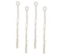 ANDRESLAD Extensor para Colgar Plantas Ajustable 4 Piezas Colgador De Macramé para Interiores y Exteriores Soporte Decorativo para Macetas Cuerda De Algodón Adecuado para Decoración De