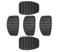 ANDRESLAD Fundas de Goma para Pedal de Embrague y Acelerador de Coche 5 Piezas Negras Resistentes al Calor y Aceite Kit de Protección Duradero para Pedales Uso en Reparación y Mejora