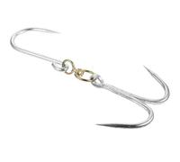 ANDRESLAD Gancho Metálico Doble para Carne Resistente y Afilado Gancho para Colgar Salchichas y Aves de Corral Utilitario para Uso Doméstico y Carnicerías 1 Pieza