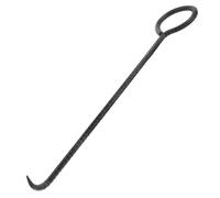 ANDRESLAD Gancho Metálico Forma de T para Levantar Tapas de Alcantarilla Acero Corrugado de 12 MM Diámetro y 40-45 CM Largo Gancho Resistente para Elevadores de Tapas de Pozo y Rejillas