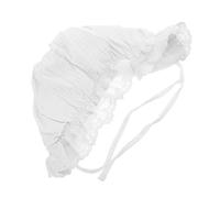 ANDRESLAD Gorro De Ñiño De Muselina Blanca, Transpirable y Lavable, Talla 40-48 Cm, Sombrero De Vacaciones para Niños Pequeños, Protección Solar para Recién Nacidos