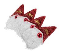 ANDRESLAD Juego de 4 Adornos Colgantes de Papá Noel para Decoración Navideña de Árboles Decoraciones para Fiestas Escaparates y Ambiente Festivo en Hogar Colores Vibrantes y Materiales