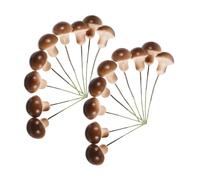 ANDRESLAD Juego De 50 Hongos Oscuros para Suministros De Terrarios Y Decoraciones para Fiestas En El Jardín