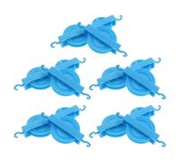 ANDRESLAD Juego de Poleas para Experimentos Físicos 10 Piezas, 5 Dobles y 5 Simples de Plástico, Sistema de Poleas Educativo para Alumnos, Herramienta Experimental Ligera y Duradera