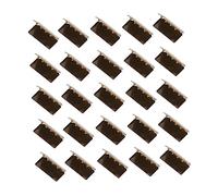 ANDRESLAD Kit de Manualidades para Hacer Mismo: 5 de Metal para Bordes de Bolsas para Hacer Bolsas para Boca de Caballo para Extremos de Cinta para Cinturón para Joyería