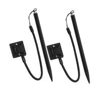 ANDRESLAD Lápices Resistivos para Pantallas Táctiles Resistivas, Pack De 2 Base Fija y Cordón Antipérdida, Lápices Metálicos para Escribir y Dibujar En Tablets y Smartphones