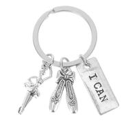 ANDRESLAD Llavero Decorativo de Bailarina de Ballet en Aleación Metálica, Colgante para Mujer y Niña, Accesorio Versátil para Mochila y Llaves, Obsequio para Fans del Baile, Tamaño Compacto