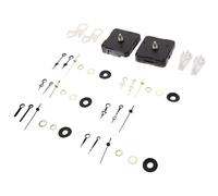 ANDRESLAD Mecanismo Reloj Pared DIY Unidades Silencioso Repuesto con Manecillas Metal y Gancho para Reparación y Creación de Relojes Colgantes