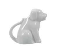 ANDRESLAD Mini Jarra de Leche de Cerámica Blanca 40ml Diseño de Perro Pequeño, Mini Taza de Salsa Práctica para Café y Cocina, Adecuado para Uso en Hogar, Restaurantes y Decoración