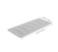 ANDRESLAD Molde de Silicona para Fondant Forma de Hoja Tropical Molde Flexible de 6 Cavidades Antiadherente para Repostería Chocolate y Manualidades Creativas