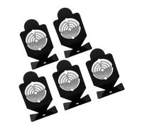 ANDRESLAD Objetivos de Entrenamiento Giratorios de Metal 5 Piezas, Juego de Dardos Portátil, Objetivo Compacto para Tiro al Aire Libre y Práctica Precisa