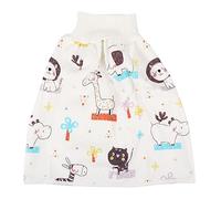 ANDRESLAD Pantalones de Bebé de Material de Algodón Falda de Pañal Impermeable para Niños Pequeños Ajuste Cómodo