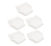 ANDRESLAD Pantalones de Entrenamiento para Bebés Pañales Lavables Algodón Suave Color Claro M 9-11kg Ropa Interior para Aprender a Ir al Baño 5 Piezas Bebés en Entrenamiento