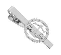 ANDRESLAD Pasador de Corbata para Hombre de Acero Inoxidable Emblema Balanza Justicia Clip Metálico Plateado para Camisa Accesorio Formal para Abogados y Reuniones Profesionales