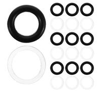 ANDRESLAD Piezas de Gato Hidráulico 3 Toneladas Kit de 20 Sellos de Aceite y Juntas Abiertas de Plástico para Reparación de Gatos de Suelo Accesorios para Mantenimiento y Repuestos