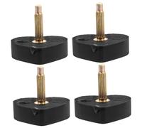 ANDRESLAD Pinzas Para Talones Forma De Corazón Para Reparación De Tacones Altos Negras, 2 Pares (con Núcleo Grueso y Delgado), Resistentes Para Zapatos De Tacón, Uso Práctico y Duradero