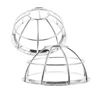 ANDRESLAD Protector de Detector de Humos Metálico, 2 Piezas Huecas para Alarmas contra Incendios, Aplicable en Oficinas y Comercios sin Desmontaje