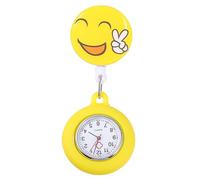 ANDRESLAD Reloj De Bolsillo para Enfermera con Clip Retráctil Diseño De Dibujos Animados Resistente Práctico y Flexible para Auxiliar y Personal Sanitario