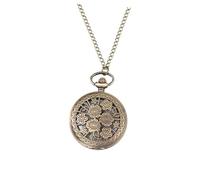 ANDRESLAD Reloj De Bolsillo para Hombre Reloj De Cuarzo Vintage Diseño Retro De Moda para Tu Papá