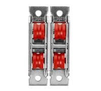 ANDRESLAD Rodamientos de Acero Inoxidable para Puertas Corredizas Ruedas Silenciosas de Nylon Cojinetes Juego de 2 Poleas para Armarios y Ventanas Correderas Herrajes Resistentes y