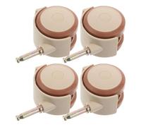 ANDRESLAD Rueda de Repuesto para Cuna con Freno, Goma Silenciosa Giratoria de 28 Mm, 1 Unidad para Movilidad Segura y Suave, Compatible con Ruedas de Andador y Mobiliario Infantil