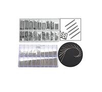ANDRESLAD Set De 360 Piezas Acero Inoxidable Pinzas para Cabello Barras Resorte 6-23mm Pasadores Correas Reloj