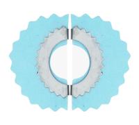 ANDRESLAD Silbatos De Juguete Para Pájaros 2 Piezas, Metálicos Portátiles Color Azul, Silbatos Sonidos De Canto Para Práctica y Diversión En Exteriores