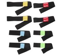 ANDRESLAD Silenciador Elástico para Platillos de Batería 14-20 Pulgadas Anillos Amortiguadores de Sonido para Práctica Kit de 8 Piezas para Reducción de Ruido Batería