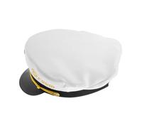 ANDRESLAD Sombrero Capitán Marinero para Despedidas de Soltero y Boda Gorra Estilo Náutico Unisex Cómodo y Resistente para Fiestas Yate y Eventos Temáticos