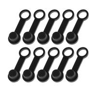 ANDRESLAD Tapones de Purga de Frenos de Goma Negros 15 Piezas Compatibles Motocicletas y Coches Accesorios para Tornillos de Purga Protección contra Polvo y Fugas Uso en Sistema de