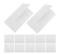ANDRESLAD Tarjetas de Asiento Blancas Plegables 100 Pcs 99 X 9 CM para Bodas y Cumpleaños Tarjetas de Lugar Imprimibles para Nombres de Mesa y Decoración de Eventos