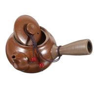 ANDRESLAD Tetera de Cerámica Mango Lateral 1 Unidad Hervidor Doméstico Resistente al Calor Tetera Filtro para Preparar Té Casa Portátil y Ligera para Uso Diario