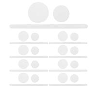 ANDRESLAD Tiras Antideslizantes para Bañera 32 Piezas, Adhesivas Impermeables Peva, para Escaleras y Ducha, Puntos Antideslizantes, Protección Segura para Superficies Húmedas en Baño