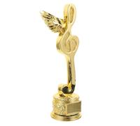 ANDRESLAD Trofeo de Competición Musical Infantil de Resina Premio del Concurso de Canto Diseño de Nota Musical Recuerdo para Ceremonias y Actividades Escolares 1 Pieza