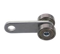 ANDRESLAD Trolley para Puertas Correderas de Doble Rodamiento Resistente hasta Montaje Riel Rodillo Deslizante de Alta Precisión para Sistemas de Soporte